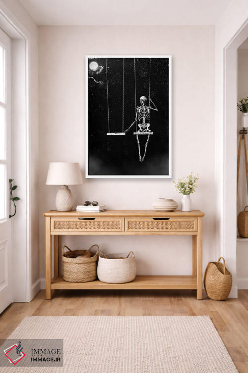 تابلو دکوراتیو فراموش نشده اثر جنید مورتیمر - D6W