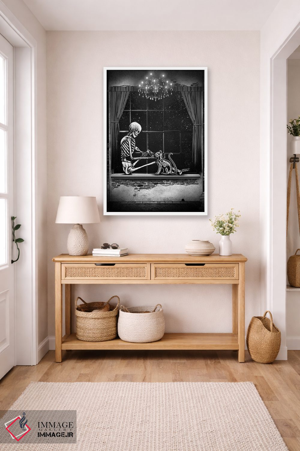 تابلو دکوراتیو نه جان و بیشتر با تو – بخش دوم اثر جنید مورتیمر - D6W