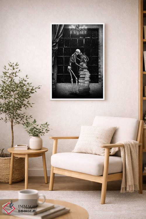 تابلو دکوراتیو نه جان و بیشتر با تو – بخش اول اثر جنید مورتیمر - D6W