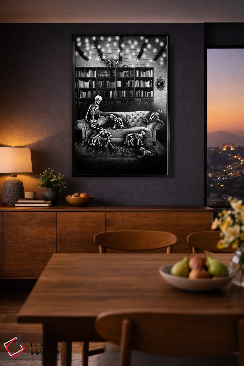 تابلو دکوراتیو همراهی دلپذیر اثر جنید مورتیمر - D3B