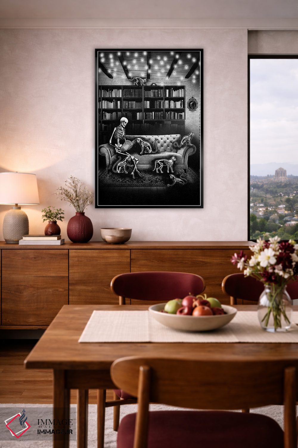 تابلو دکوراتیو همراهی دلپذیر اثر جنید مورتیمر - D5B