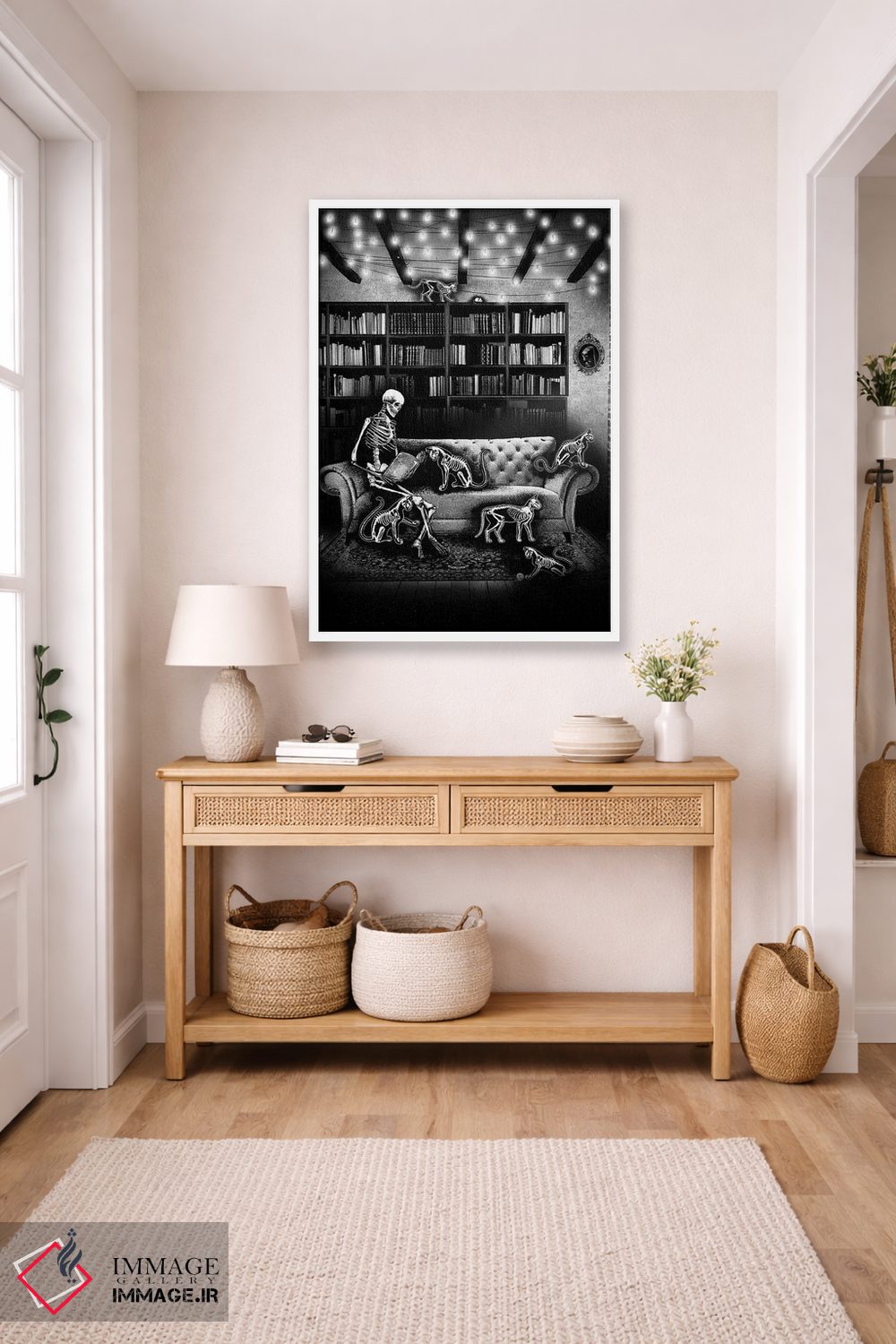 تابلو دکوراتیو همراهی دلپذیر اثر جنید مورتیمر - D6W