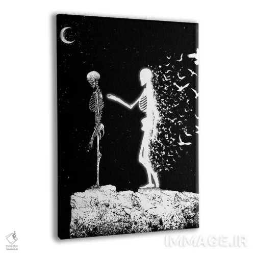 تابلو دکوراتیو منتظرم باش اثر جنید مورتیمر - نمای پرسپکتیو محصول