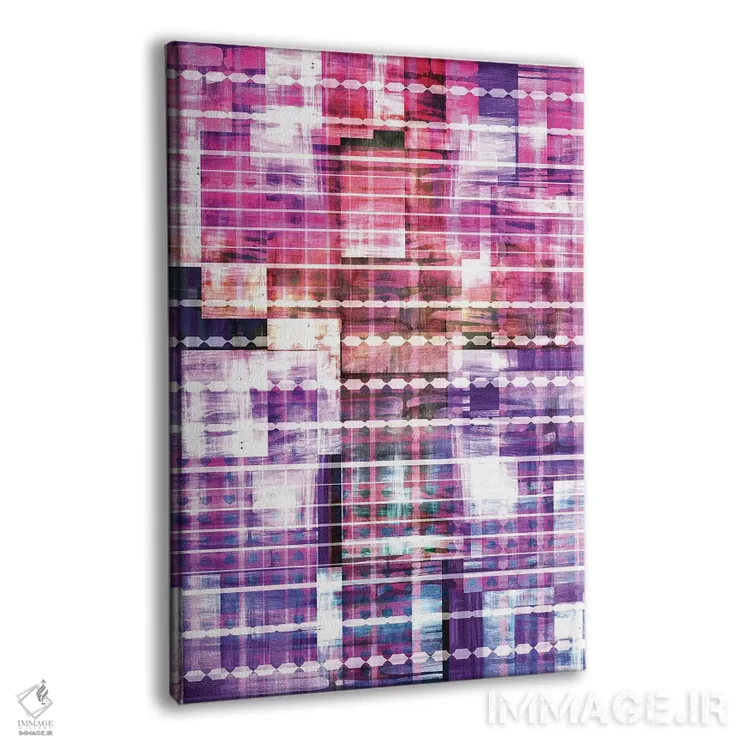 تابلو انتزاعی پایه ها ۳ اثر جولیا دی سانو - نمای پرسپکتیو محصول