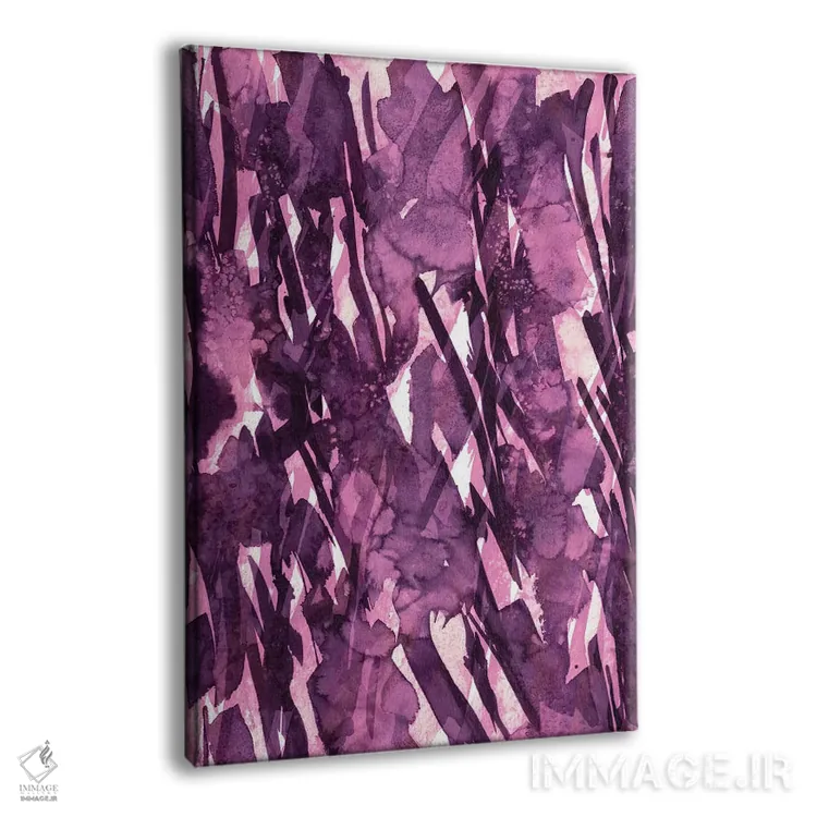 تابلو انتزاعی دسته گل زمستانی ۴ اثر جولیا دی سانو - نمای پرسپکتیو محصول