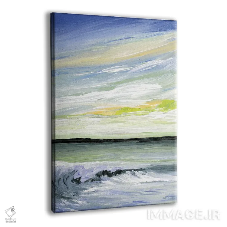 تابلو انتزاعی بادهای مساعد و دریاهای همراه دوم اثر جولیا دی سانو - نمای پرسپکتیو محصول