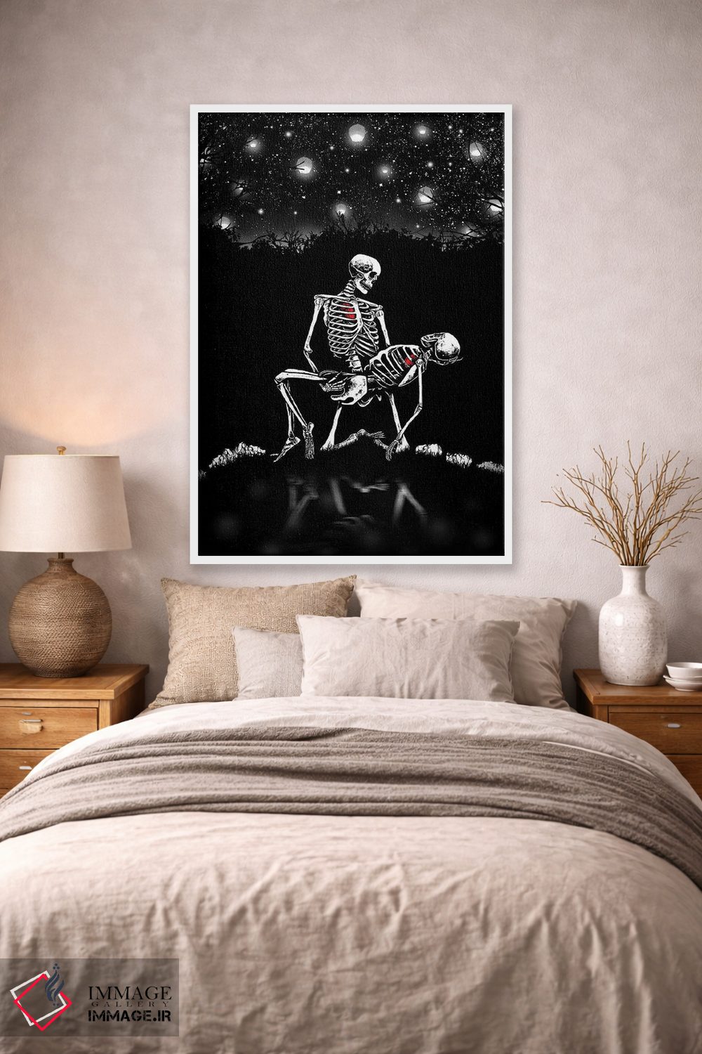 تابلو دکوراتیو تا مرگ اثر جنید مورتیمر - D2W