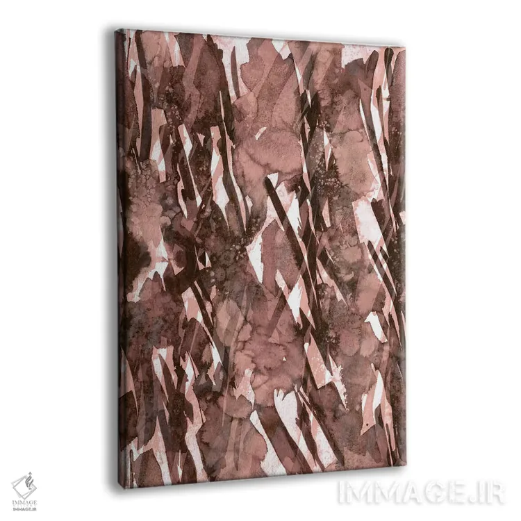 تابلو انتزاعی دسته گل زمستانی ۵ اثر جولیا دی سانو - نمای پرسپکتیو محصول