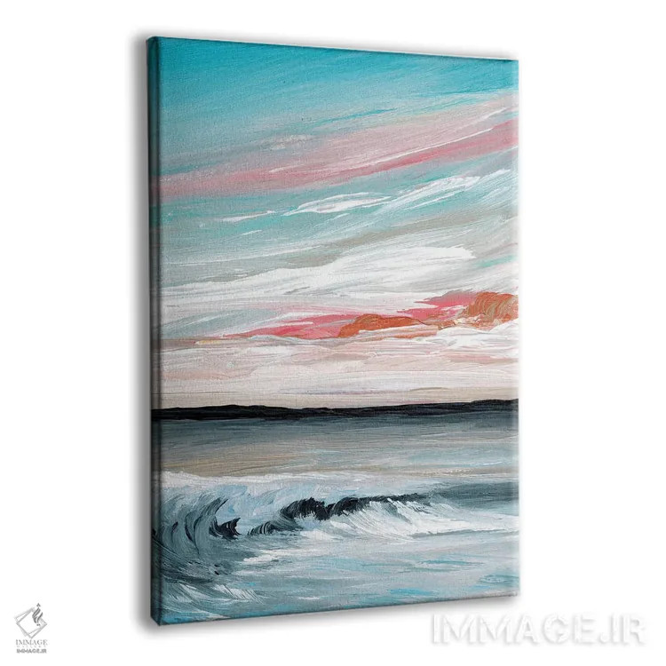 تابلو انتزاعی بادهای مساعد و دریاهای همراه اول اثر جولیا دی سانو - نمای پرسپکتیو محصول