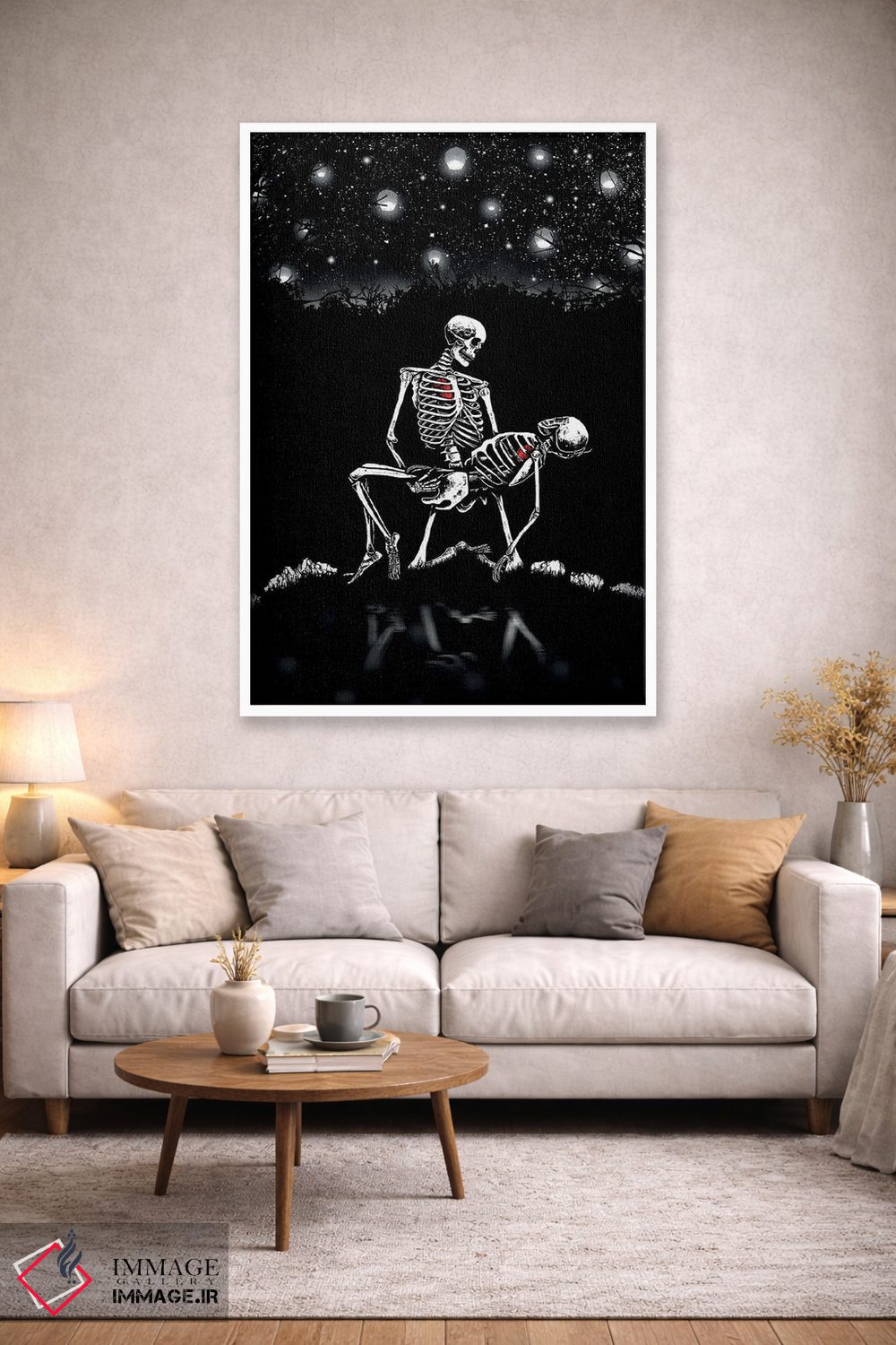 تابلو دکوراتیو پایان کامل اثر جنید مورتیمر - D1W