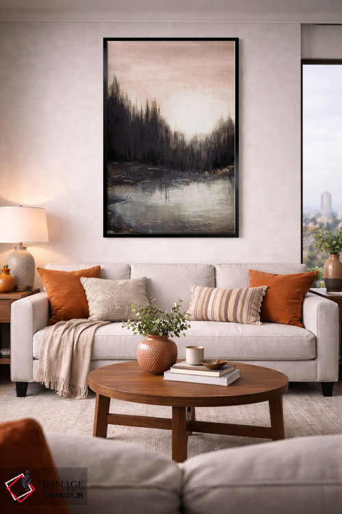 تابلو انتزاعی پژواک های جنگلی یک اثر جولیا دی سانو - D1B