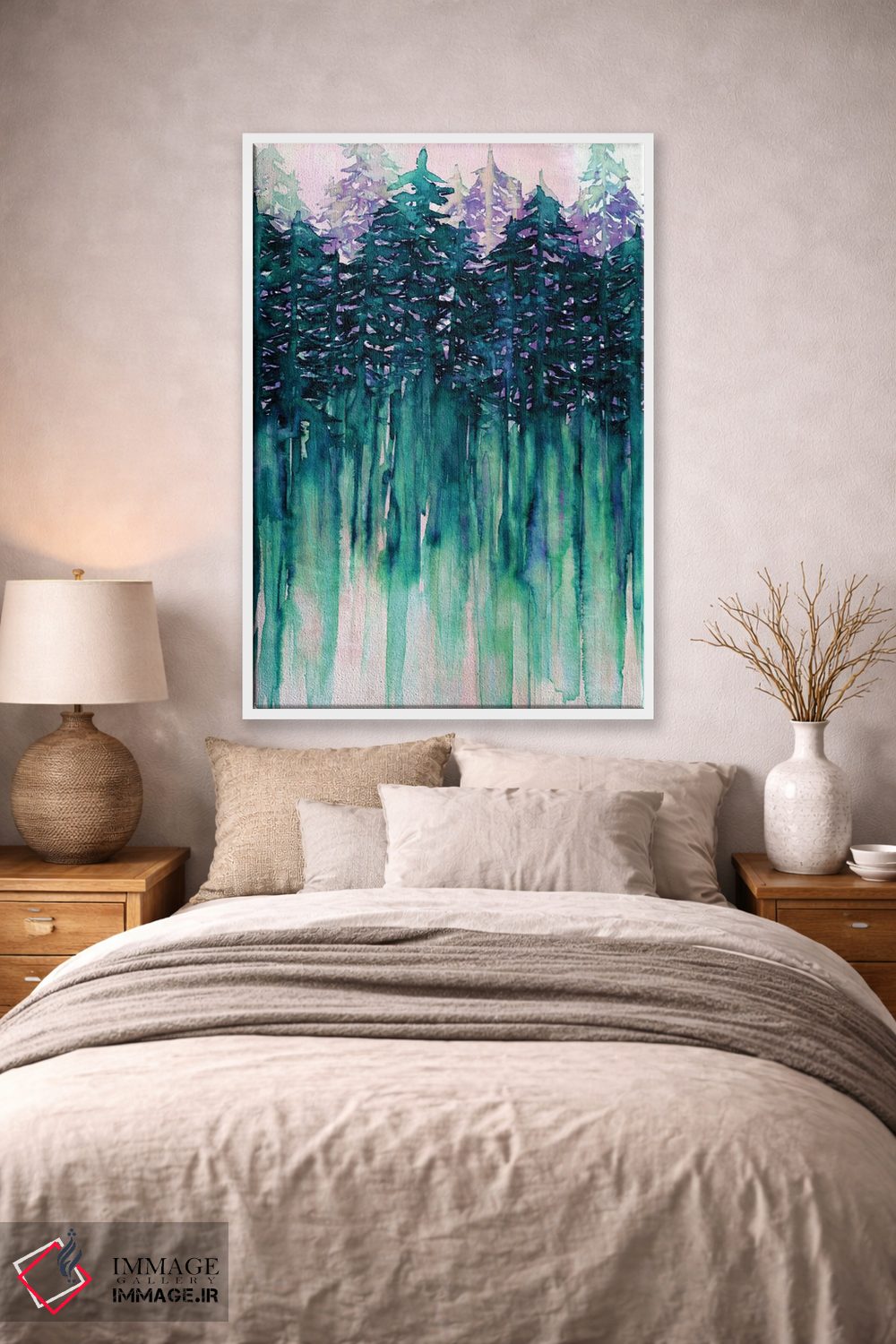 تابلو انتزاعی حال و هوای شمال غرب ۲ اثر جولیا دی سانو - D1W