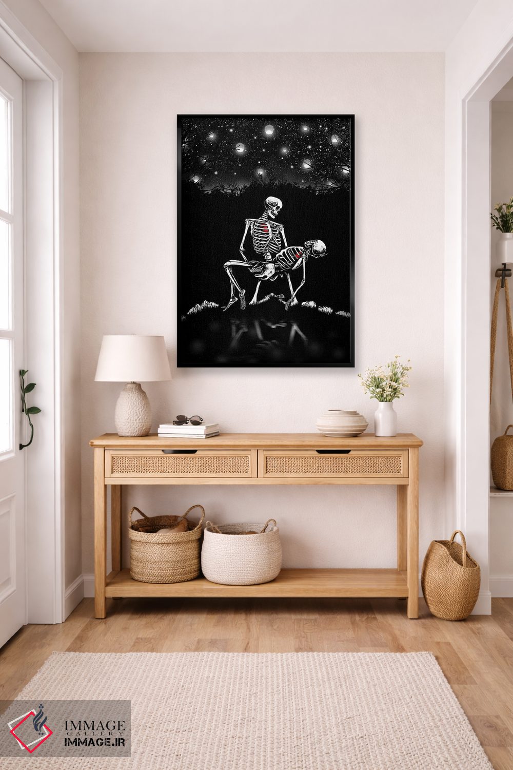 تابلو دکوراتیو تا مرگ اثر جنید مورتیمر - D6B