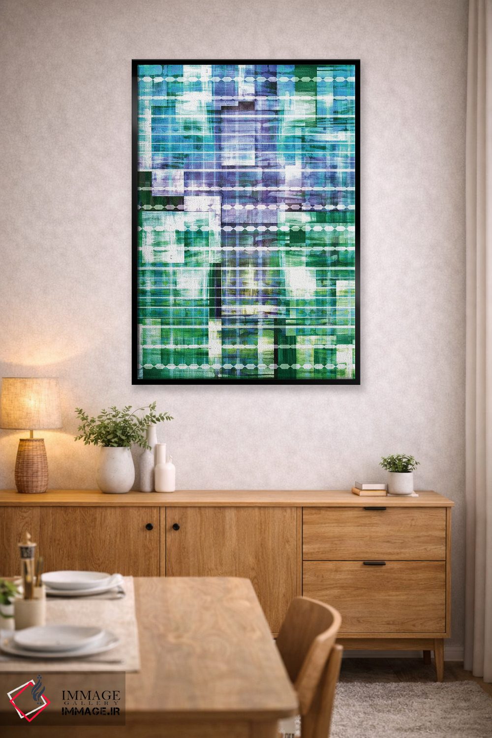 تابلو انتزاعی پایه ها ۱ اثر جولیا دی سانو - D5B