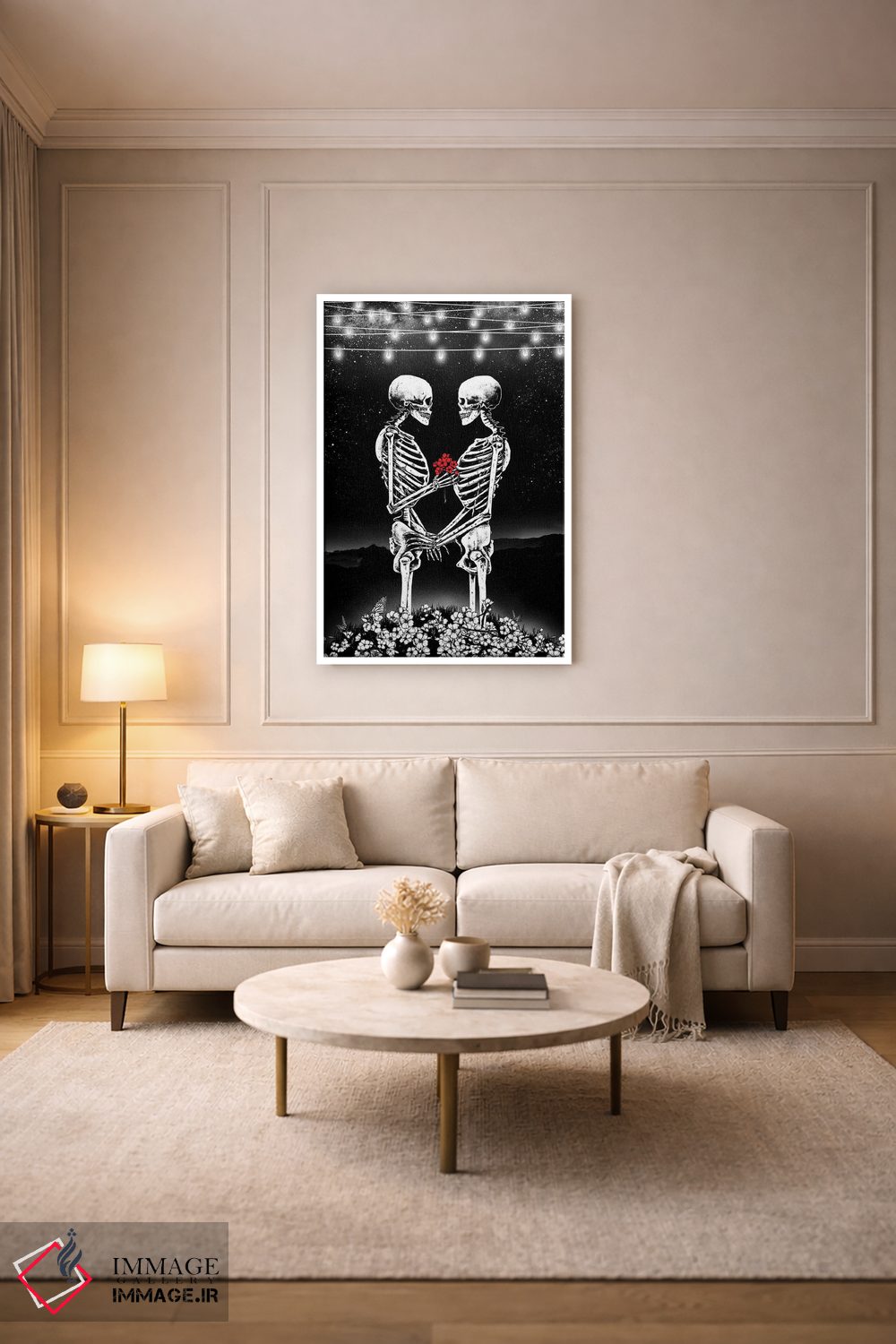 تابلو دکوراتیو با احترام اثر جنید مورتیمر - D4W