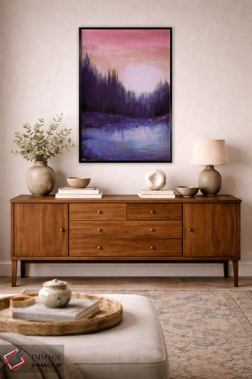 تابلو انتزاعی پژواک های جنگلی پنج اثر جولیا دی سانو - D4B