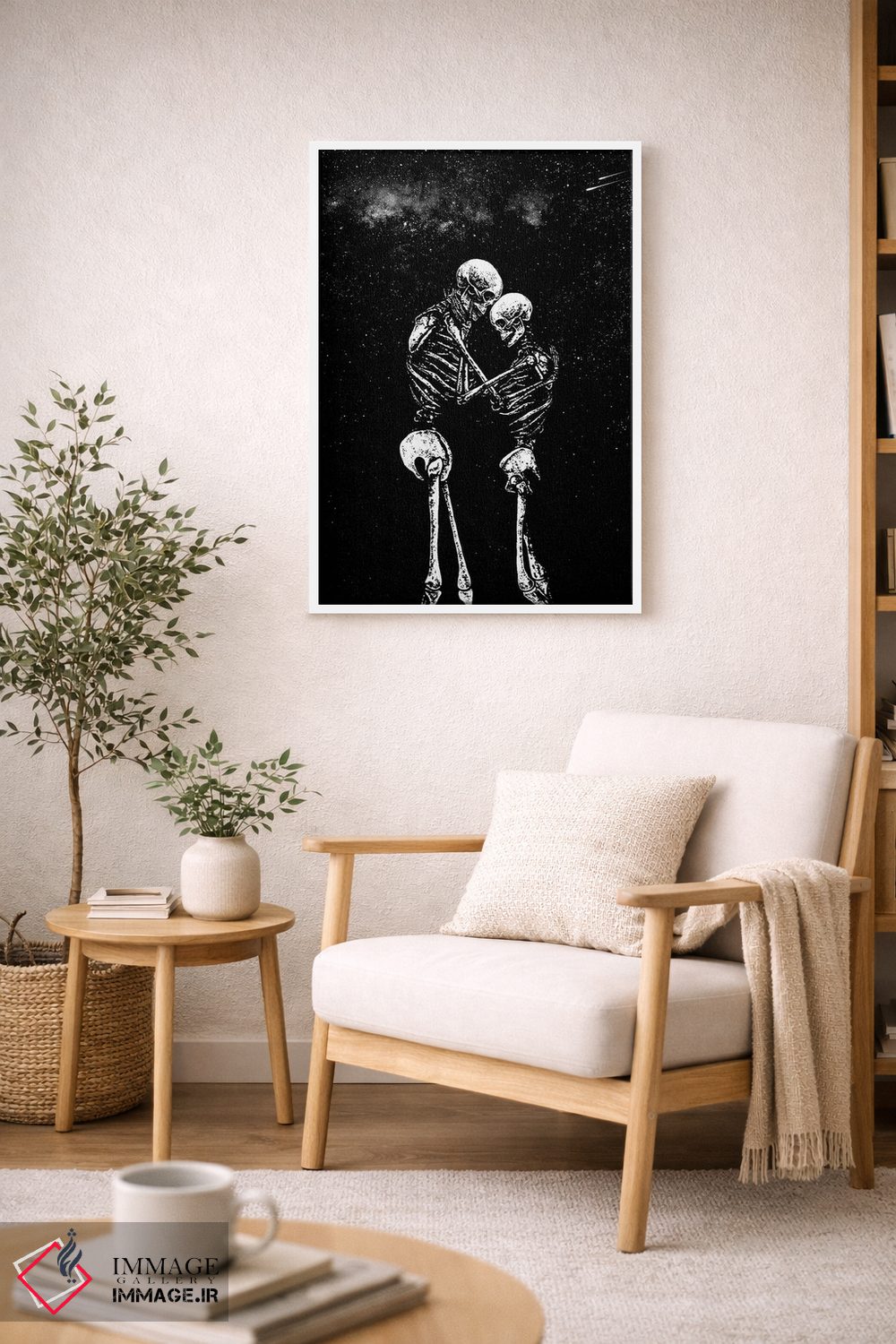 تابلو دکوراتیو زیر ستاره ها اثر جنید مورتیمر - D5W