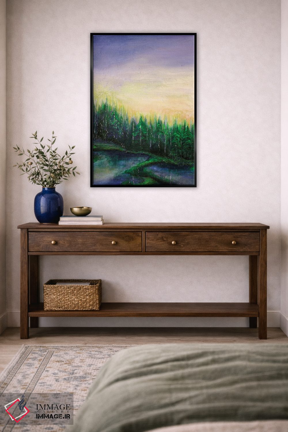 تابلو دکوراتیو اقامتگاه جنگلی سه اثر جولیا دی سانو - D4B