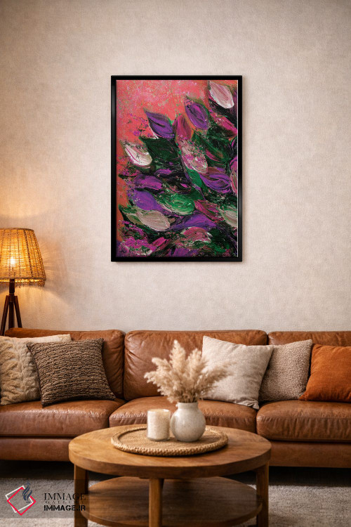 تابلو انتزاعی شکوفایی زیبا ششم اثر جولیا دی سانو - D2B