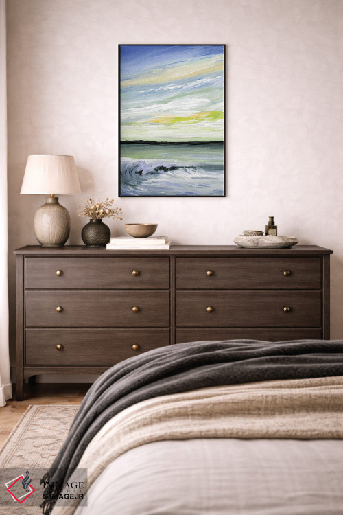 تابلو انتزاعی بادهای مساعد و دریاهای همراه دوم اثر جولیا دی سانو - D3B