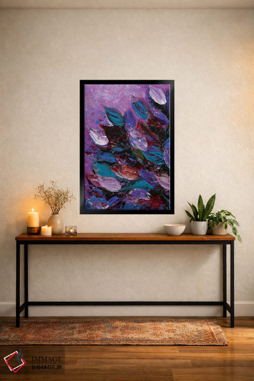 تابلو انتزاعی شکوفایی زیبا پنجم اثر جولیا دی سانو - D4B