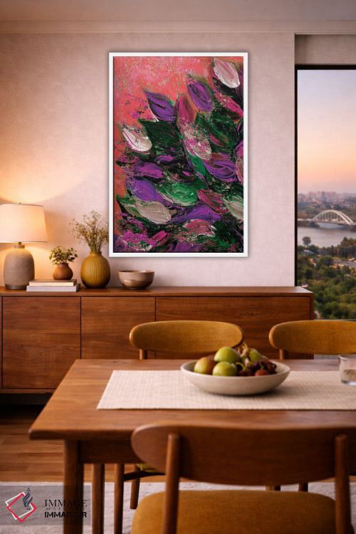 تابلو انتزاعی شکوفایی زیبا ششم اثر جولیا دی سانو - D5W