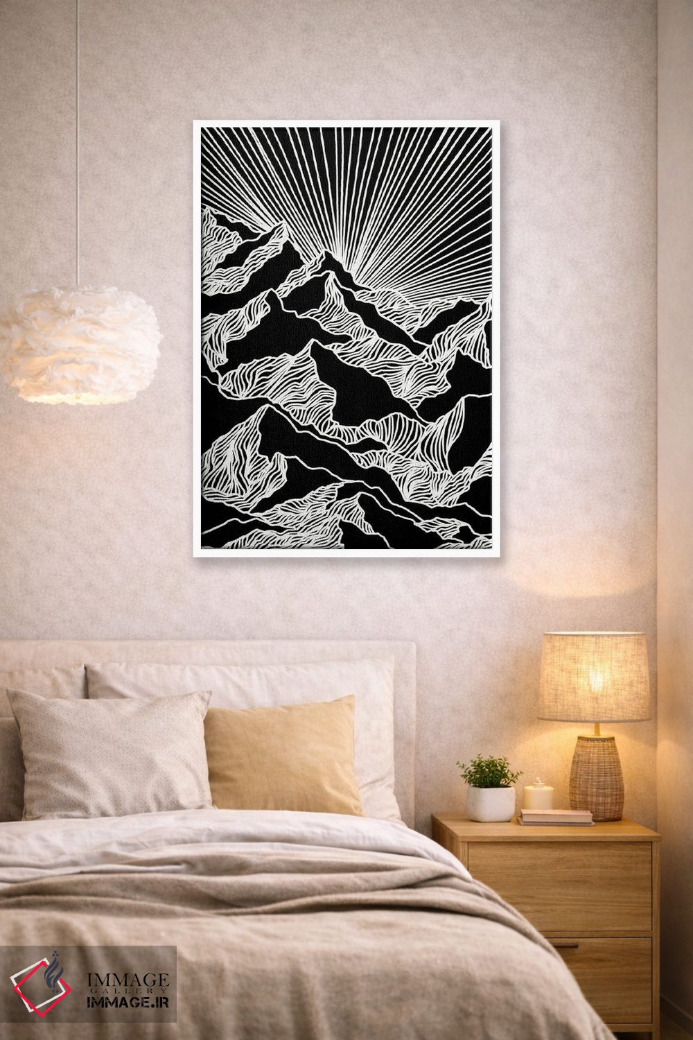 تابلو مدرن هدف گذاری بلند دوم اثر جولیا دی سانو - D1W