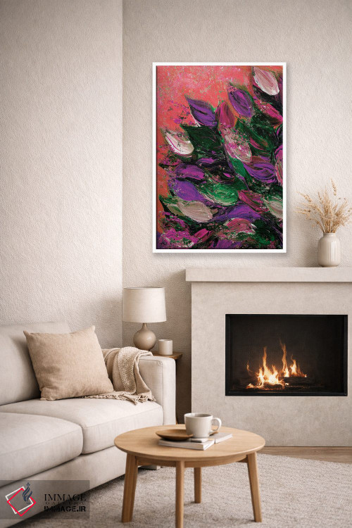 تابلو انتزاعی شکوفایی زیبا ششم اثر جولیا دی سانو - D6W