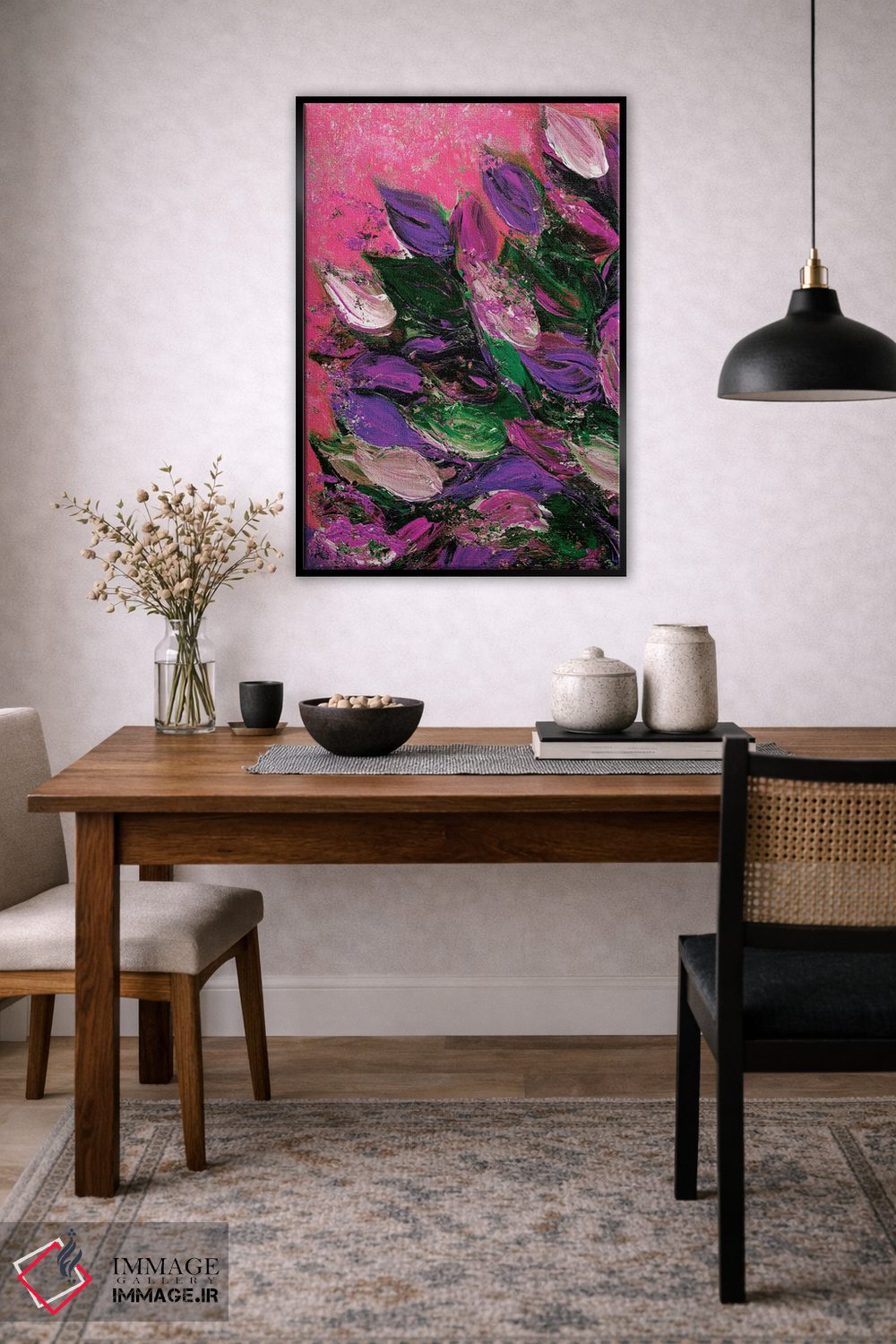 تابلو انتزاعی شکوفایی زیبا چهارم اثر جولیا دی سانو - D4B