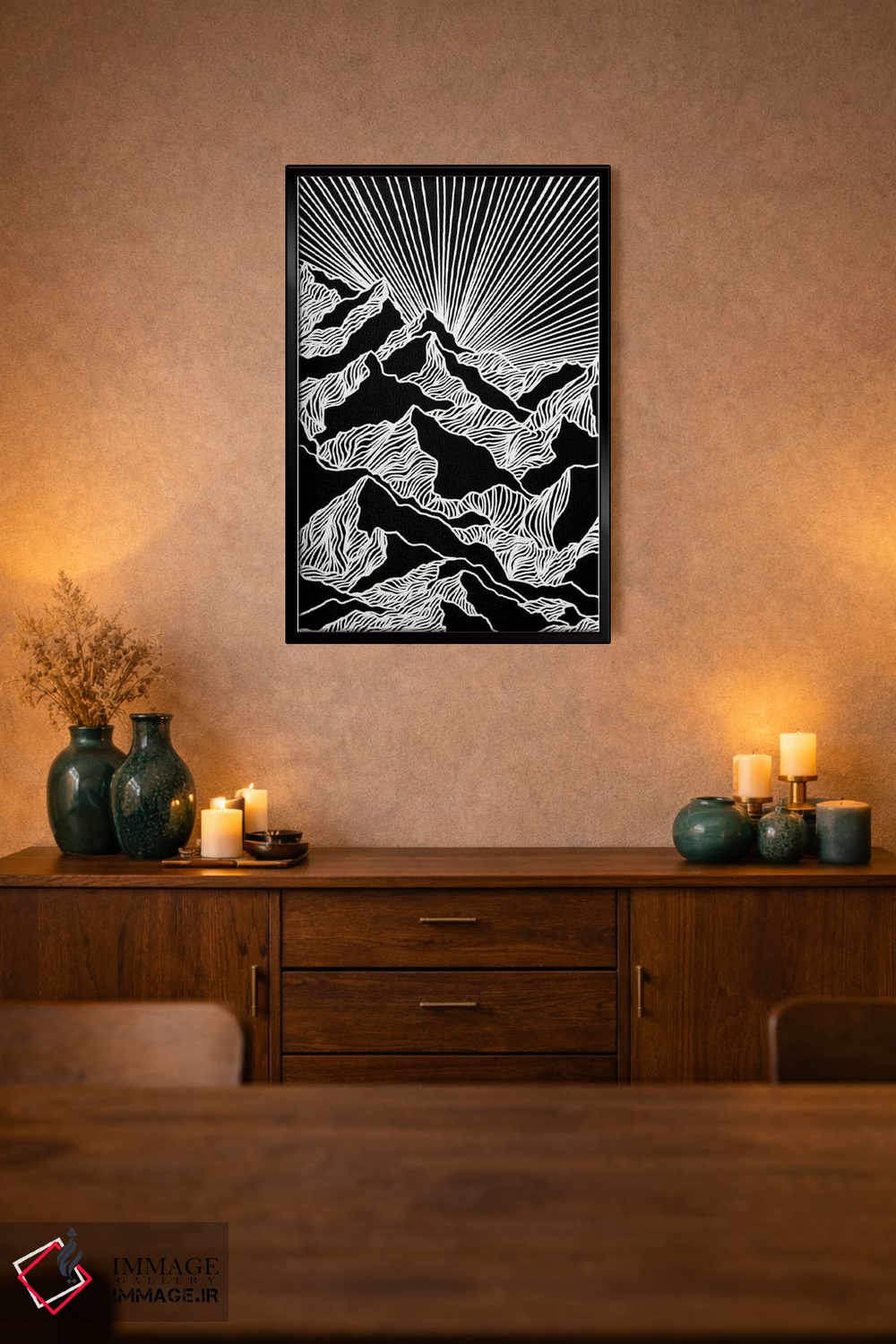 تابلو مدرن هدف گذاری بلند دوم اثر جولیا دی سانو - D2B