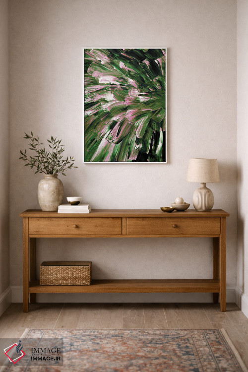 تابلو انتزاعی انفجار گیاهی VI اثر جولیا دی سانو - D1W