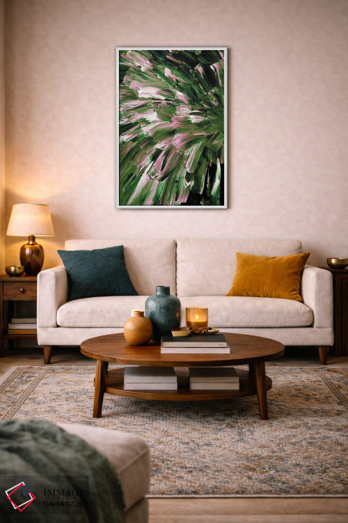 تابلو انتزاعی انفجار گیاهی VI اثر جولیا دی سانو - D3W