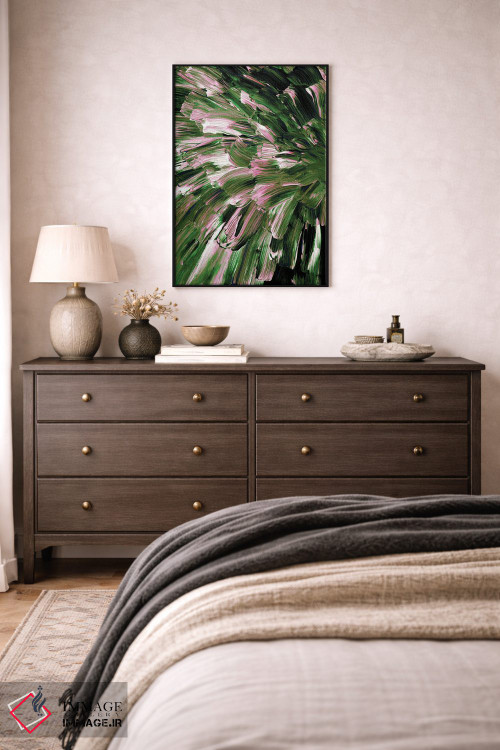 تابلو انتزاعی انفجار گیاهی VI اثر جولیا دی سانو - D4B