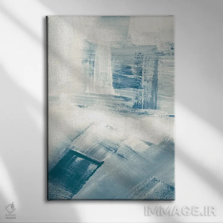 تابلو انتزاعی وزش باد II اثر جودیت شاپیرو - نمای روبهرو روی دیوار