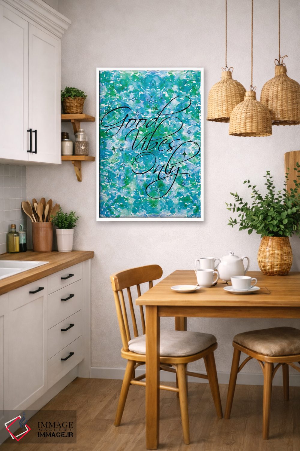 تابلو دکوراتیو فقط انرژی مثبت اثر جولیا دی سانو - D5W
