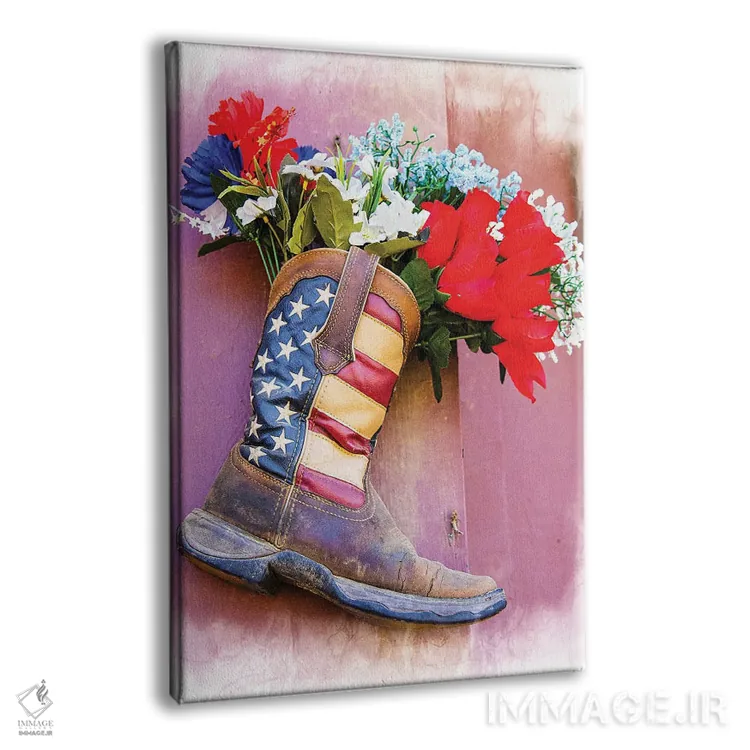 تابلو دکوراتیو چکمه اثر جری کوارت - نمای پرسپکتیو محصول