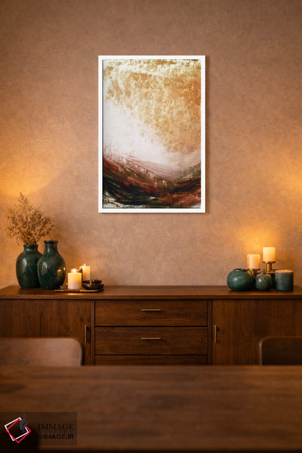 تابلو انتزاعی آفرینش I اثر جولیا دی سانو - D1W