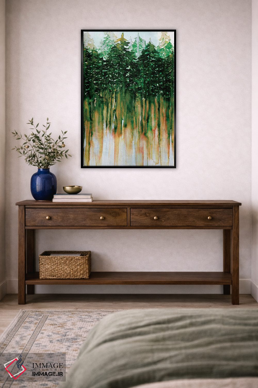 تابلو انتزاعی حال وهوای شمال غربی IV اثر جولیا دی سانو - D3B