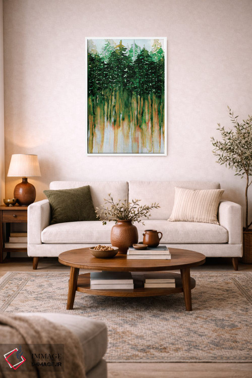 تابلو انتزاعی حال وهوای شمال غربی IV اثر جولیا دی سانو - D2W