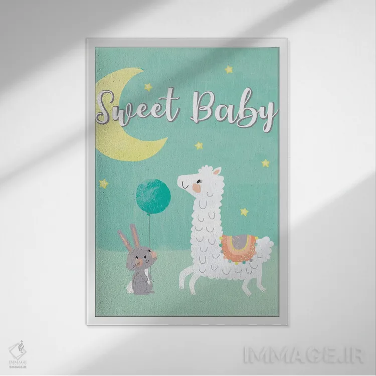 تابلو دکوراتیو ماجراجویی کودکانه IV اثر جنیفر اللوری - نمای قابدار سفید