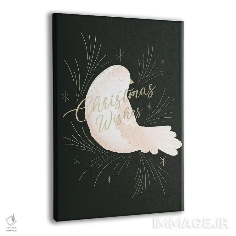 تابلو دکوراتیو کریسمس شیک II اثر جنیفر اللوری - نمای پرسپکتیو محصول