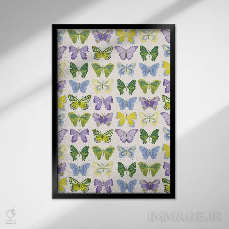 تابلو دکوراتیو گیاه شناس I اثر جنیفر اللوری - نمای قابدار مشکی