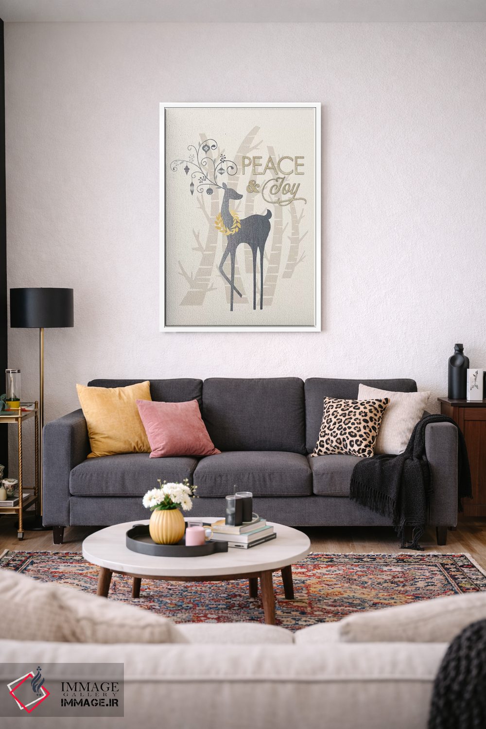 تابلو دکوراتیو درخشش قطبی I اثر جنیفر اللوری - D3W