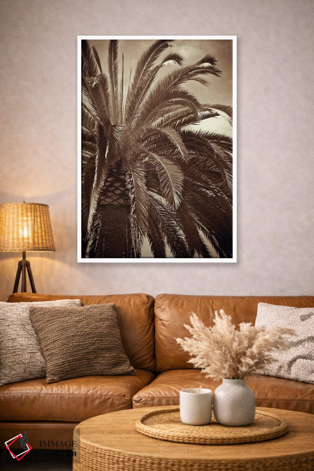 تابلو دکوراتیو نخل نجواگر اثر جنیفر بروسار - D2W