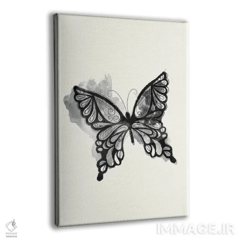 تابلو مدرن زیبایی سیاه اثر جنیفر اللوری - نمای پرسپکتیو محصول