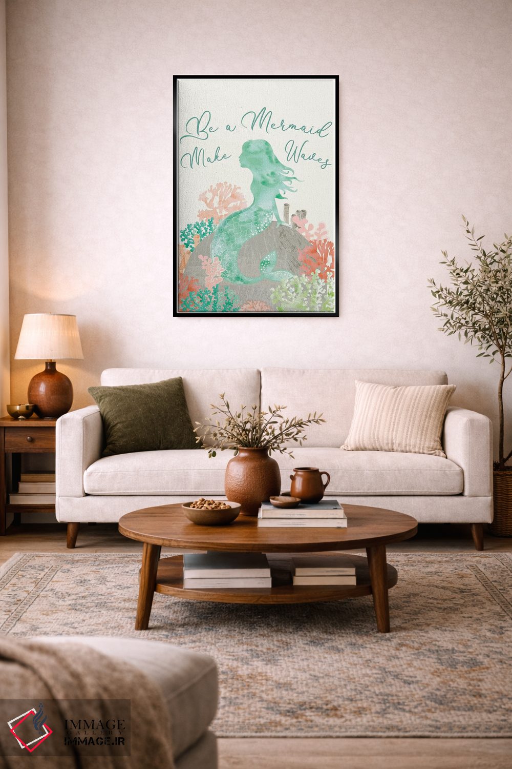 تابلو دکوراتیو نسیم ساحلی I اثر جنیفر اللوری - D5B