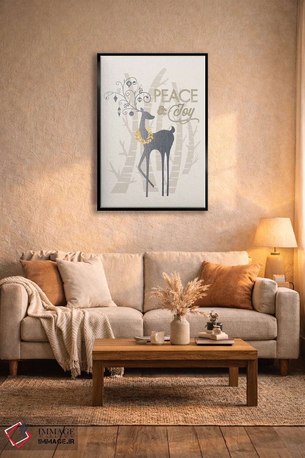 تابلو دکوراتیو درخشش قطبی I اثر جنیفر اللوری - D5B