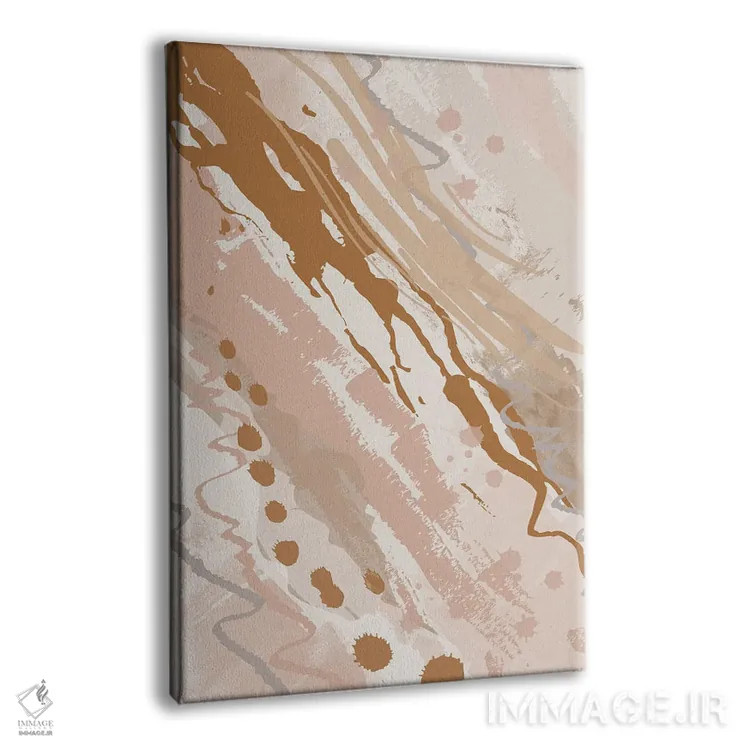 تابلو انتزاعی خوش آمدگویی سه اثر جنیفر اللوری - نمای پرسپکتیو محصول