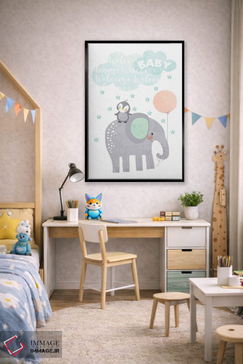 تابلو دکوراتیو ماجراجویی کودکانه II اثر جنیفر اللوری - D2B