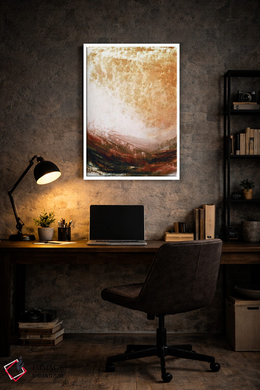 تابلو انتزاعی آفرینش I اثر جولیا دی سانو - D6W